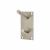 Square Vertical Hat & Coat Hook Plate - 94 x 46mm - 2 Hooks - Satin Stainless Steel