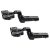 CLIP Top Thick Door Soft Close Cabinet Hinge - 95° - Inset - Black Onyx - Pair