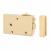 Bathroom/Bedroom Rim Latch - 128 x 79mm - Right Hand - Brass