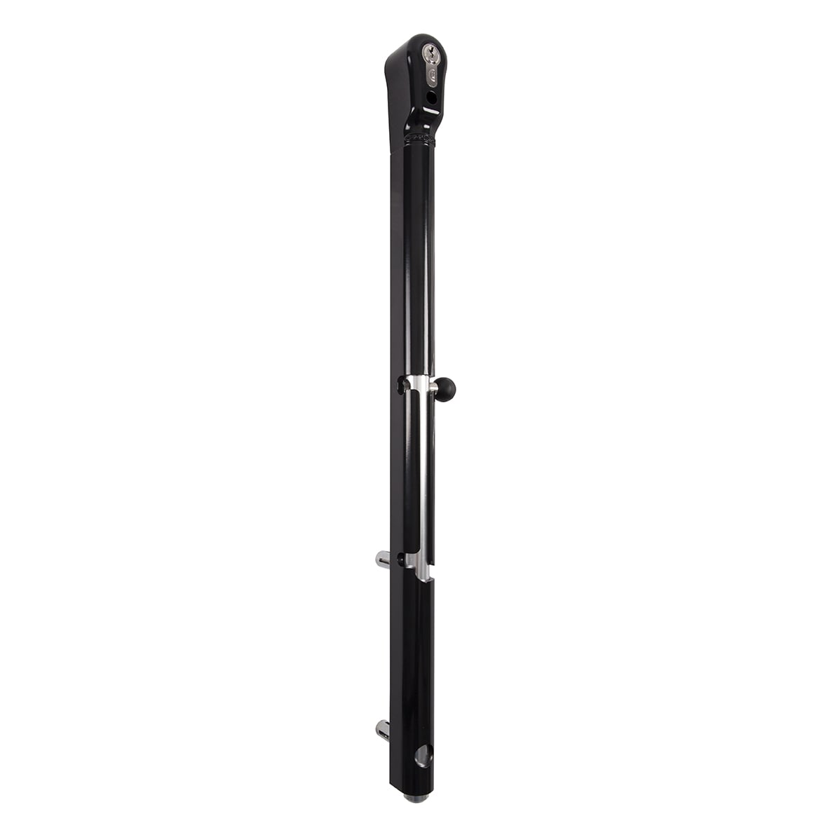 Keydrop Quick Fix Lockable Drop Down Gate Bolt - 576mm Length - Black