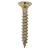 Classic Pozi Countersunk Wood Screws - 6.0 x 40mm - Yellow Zinc - Pack of 200