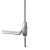 513B-B/UD Single Door 3 Point Panic Bolt wtih Pullman Latches - uPVC Door