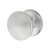 Marcus Satin Chrome Round Centre Door Knob - 81mm Rose Diameter