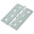 Double Pressed Steel Butt Door Hinge - 100 x 73mm - Zinc Plated - Pair