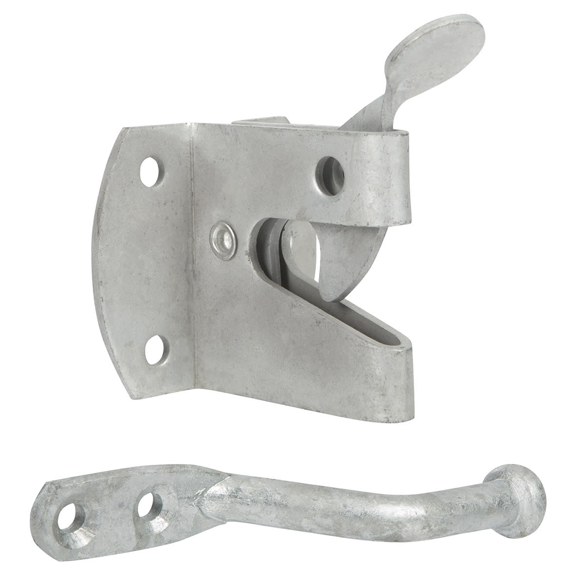 Large Auto Gate Catch - 182 x 62 x 48mm - Galvanised