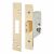 Architectural Euro Profile Deadlock - 78mm Case - 57mm Backset - PVD Brass