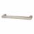 14mm Square D-Bar Cabinet Pull Handle - 128mm Centres - Satin Stainless Steel