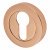 Escutcheon - 50mm Diameter - Euro - Polished Copper