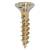 Classic Pozi Countersunk Wood Screws - 3.5 x 16mm - Yellow Zinc - Pack of 200