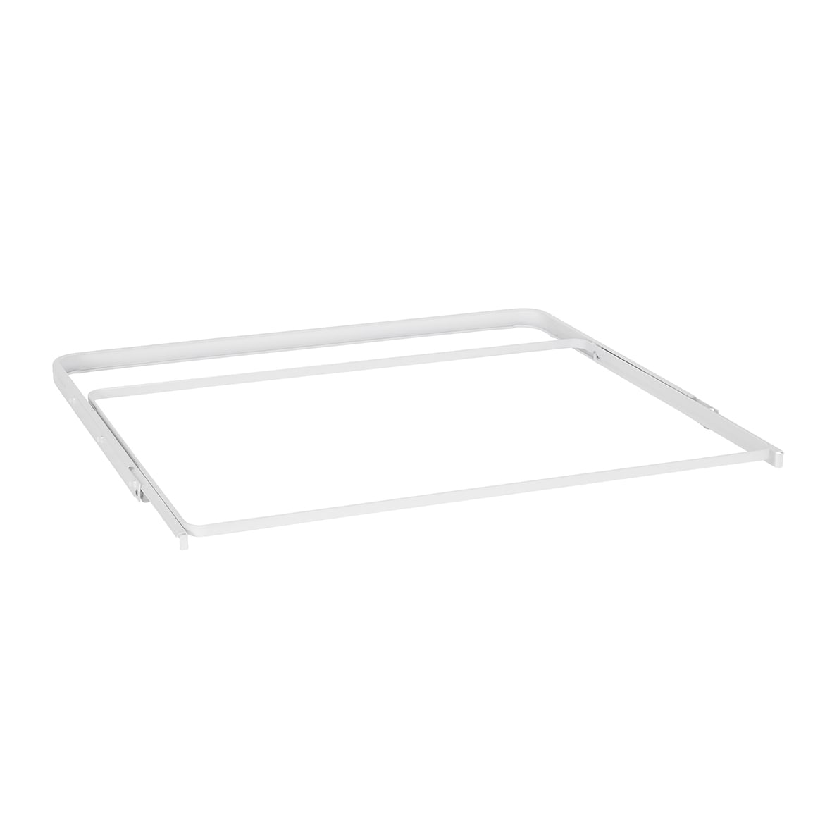Top Track System - Click In Gliding Frame for Mesh & Wire Baskets - 605 x 430mm - White
