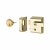 P2 Double Locking Nightlatch - 40mm Backset - Polished Brass Case/Cylinder