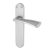 Satin Chrome Latch Door Handles - Verona Range - 182 x 39mm