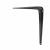 London Pattern Shelf Bracket - 200 x 150mm - Black