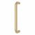 PVD Brass 19mm D-Bar Door Pull Handle - Bolt Fix - 229mm Centres