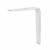 Reinforced Strong Shelf Bracket - 250 x 200mm - White