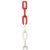 Plastic Chain - 6mm Link - 5m Length - Red/White