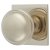 Quantock Cabinet Knob on Square Backplate - 38mm Diameter - PVD Polished Nickel