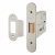 Heavy Duty Bolt Through Flat Latch - 79mm Case - 57mm Backset - Radius - Satin Stainless Steel