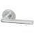 Polished/Satin Chrome Door Handles on Round Rose - Lena Range