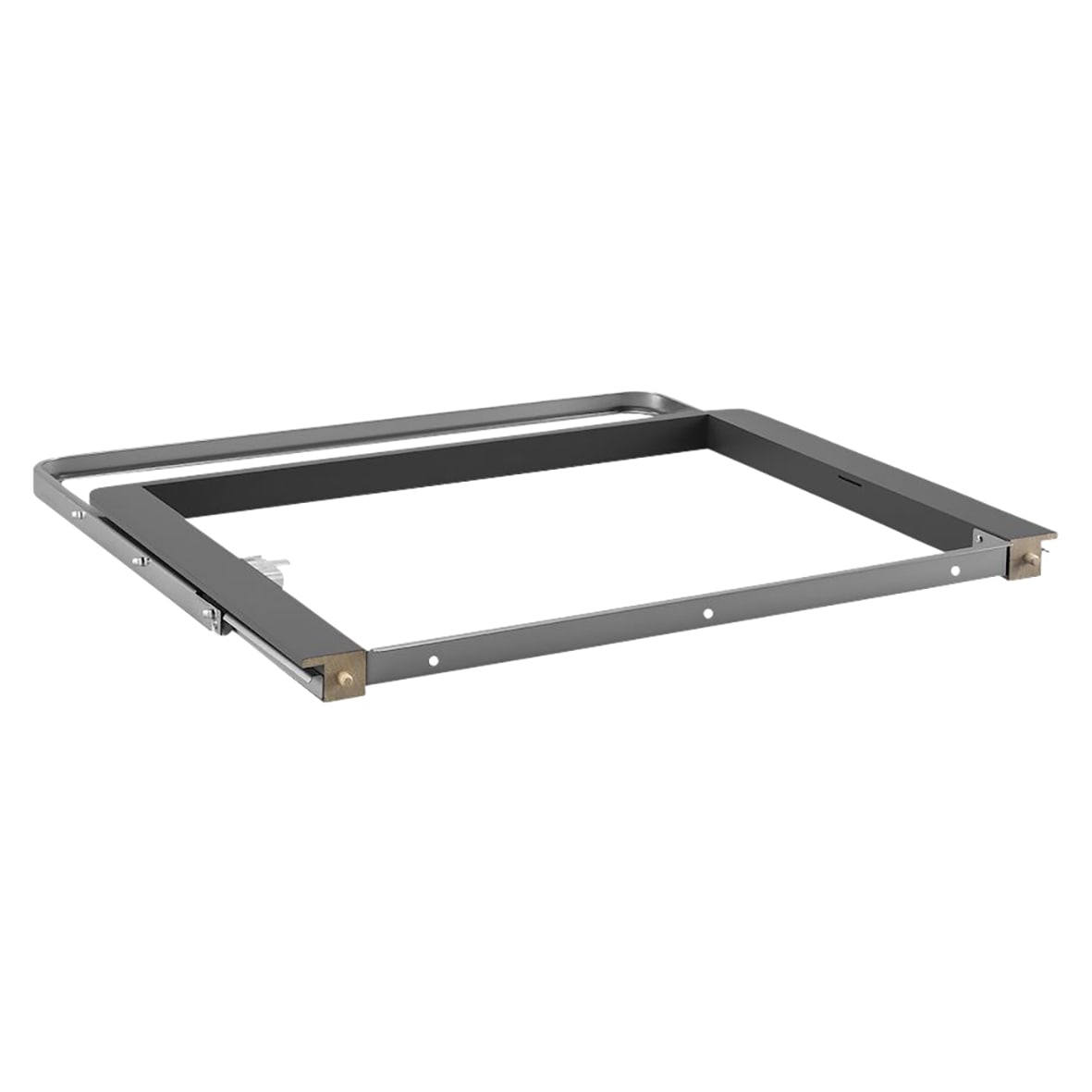 Top Track System - Click In Gliding Frame for Mesh & Wire Baskets - 600 x 431mm - Platinum
