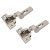 CLIP Top Thick Door Soft Close Cabinet Hinge - 95° - Inset - Zinc Plated - Pair