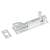 Brushed Aluminium Necked Barrel Bolt - 76 x 25mm