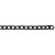 Welded Steel Chain - 2 x 14mm - 10m Length - Black
