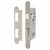 Heavy Duty DIN Bathroom Lock - 90mm Case - 60mm Backset - Radius - Sat Stainless Steel