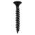 Classic Pozi Countersunk Wood Screws - 4.0 x 40mm - Black Passivated - Pack of 200