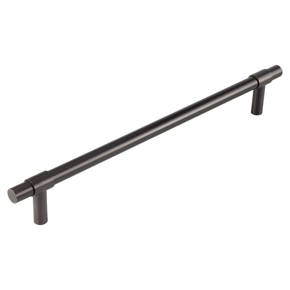 Dark Bronze 20mm T-Bar Door Pull Handle - Bolt Fix - 425 c/c