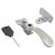Cast Victorian Locking Wedge Casement Window Fastener - Reversible - Satin Chrome