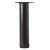 Round Adjustable Cabinet Furniture Leg - 32 x 150mm - Black