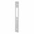 Euro Profile Hook Deadbolt Faceplate - 197 x 25mm - Satin Anodised Aluminium