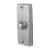 Satin Chrome Rectangular Plain Edge Period Bell Push - 76 x 25mm