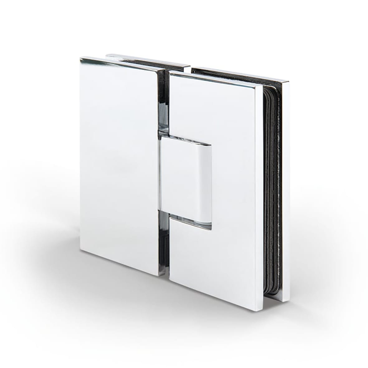Bilbao Select Glass to Glass Shower Hinge - 180° - 8-12mm Glass - Polished Chrome
