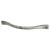Flat End Bow Cabinet Pull Handle - 160mm Centres - Pewter Effect