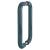 Anthracite Grey Nylon D-Bar Door Pull Handles - Back to Back - 300mm c/c