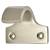Heavy Cast Pattern Sash Window Finger Lift - 50 x 36mm - Satin Nickel