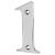 79mm Screw Fix Door Numeral - 1 - Bright Chrome
