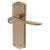 Antique Brass Latch Door Handles - Rome Range - 170 x 50mm