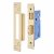 Architectural Bolt Through 3 Lever Sashlock - 65mm Case - 44mm Backset - PVD Brass