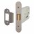 Heavy Duty Bolt Through Flat Latch - 104mm Case - 82mm Backset - Radius - Black Nickel