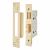 Architectural Bolt Through Bathroom Lock - 65mm Case - 44mm Backset - PVD Brass
