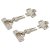 Slide On MODUL Cabinet Hinge Pack - 100° - Sprung - Overlay - Zinc Plated - Pair