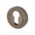 Escutcheon - 50mm Diameter - Euro - Black Nickel