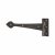 Tudor Plain Door Tee Hinge - 305 x 101mm - Metalized Antique Black Iron