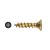Classic Pozi Countersunk Wood Screws - 3.0 x 12mm - Yellow Zinc - Pack of 200