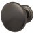 Crofts & Assinder Monmouth Round Cabinet Knob - 32mm Diameter - Black Nickel