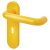 Golden Yellow Nylon Steel Core Safety Keyhole Lock Door Handles - Paris Range