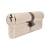 1 Star 6 Pin Kitemarked 100mm Euro Double Cylinder - 50 + 50mm - Pol Nickel - Keyed to Differ